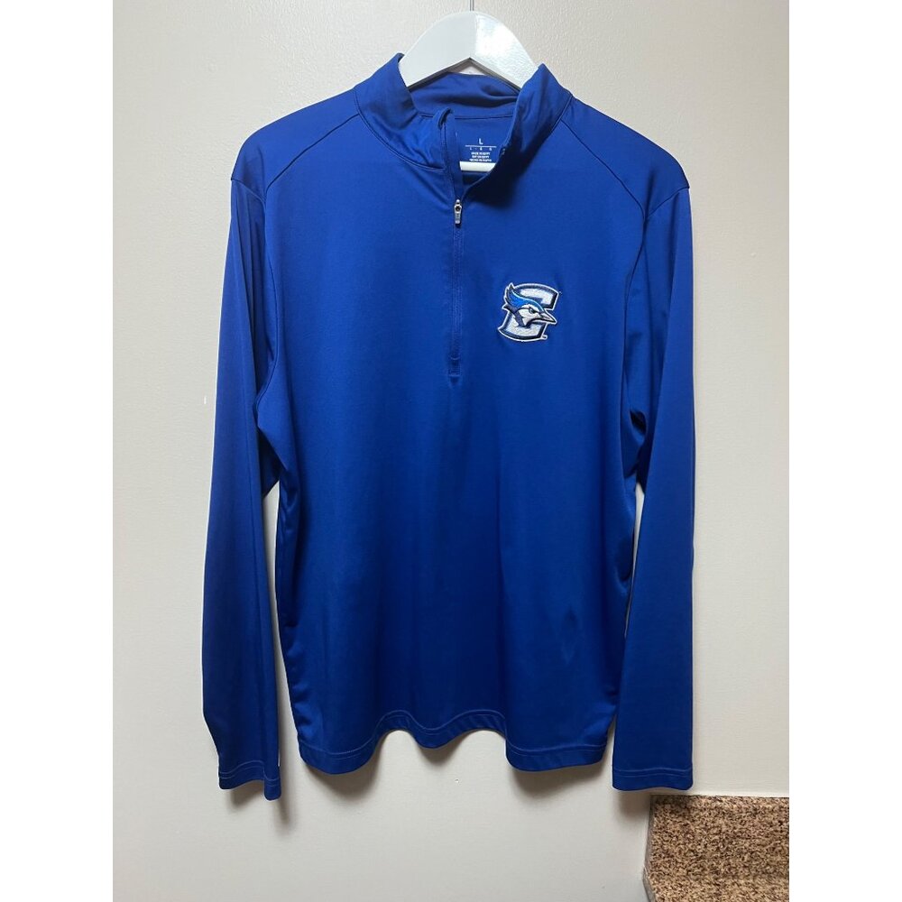 Antigua Creighton Bluejays 1/4 zip Pullover ‎ - Size L